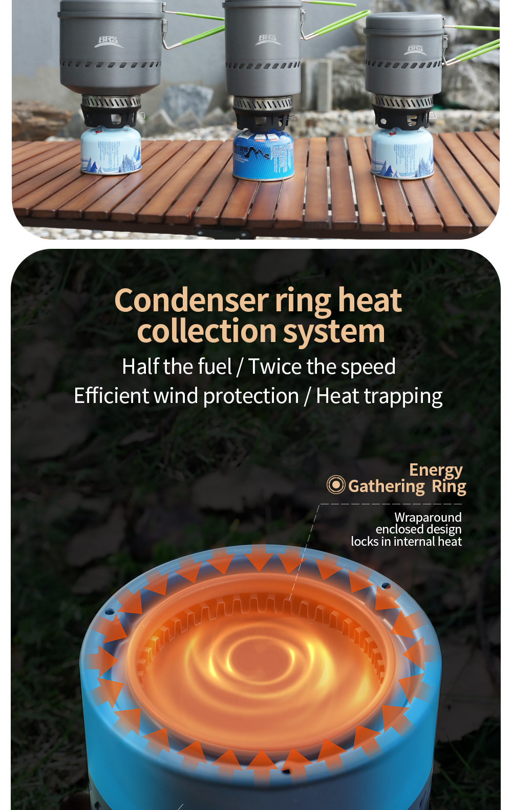 Integrated Infrared Reactor Stove detail