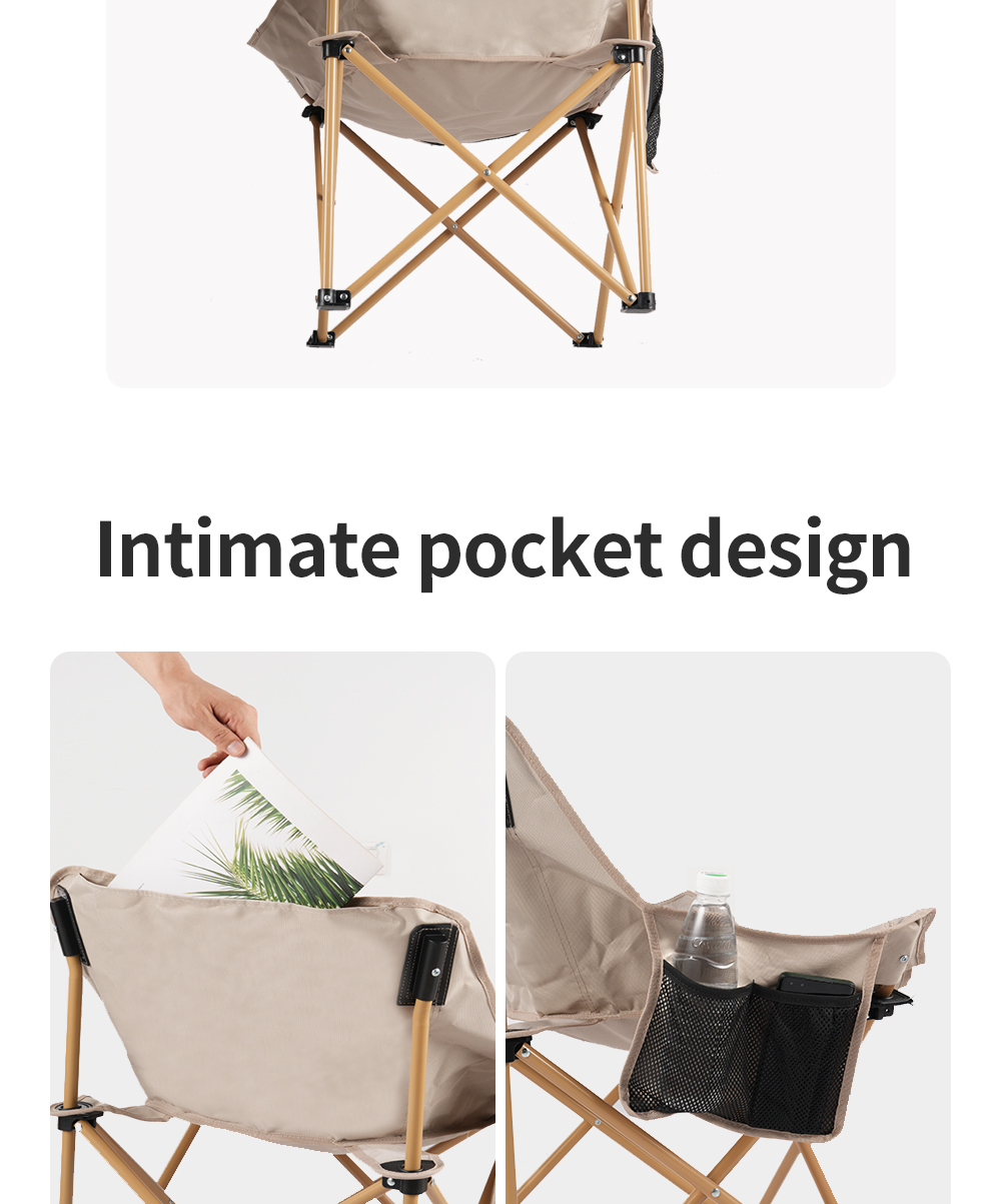 Folding Moon Chair (BRS-Y01) detail