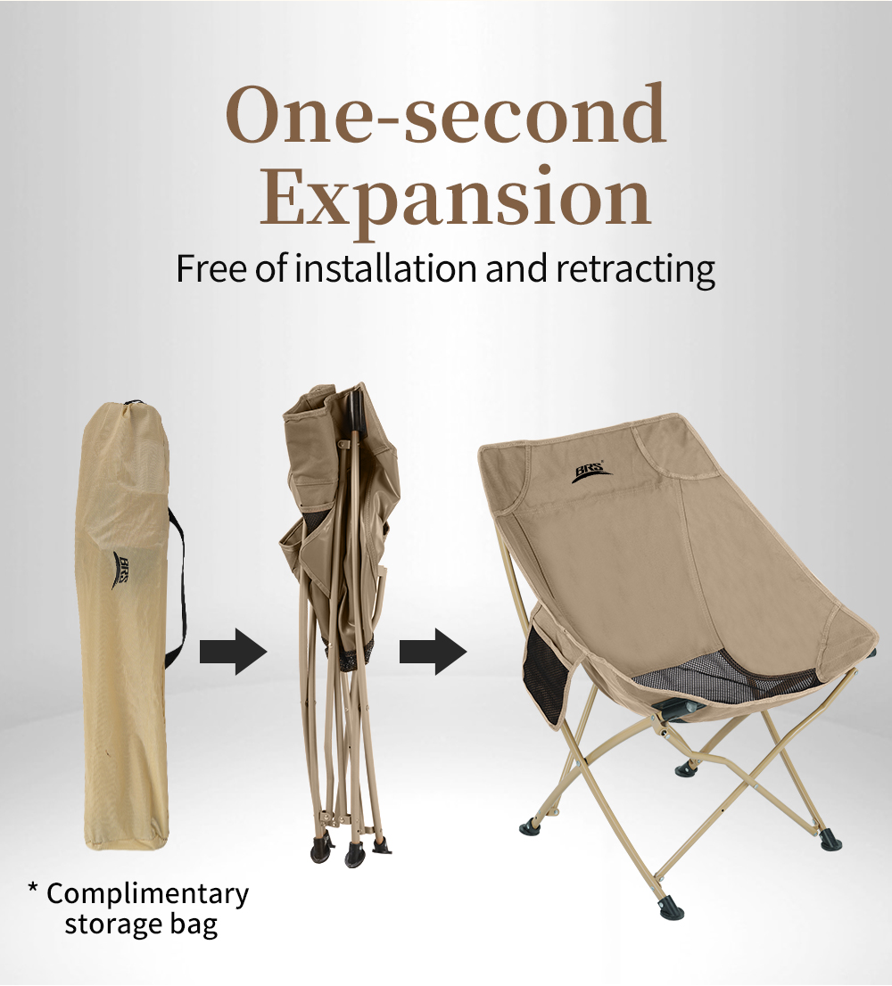 Star-Moon Folding Camp Chair detail