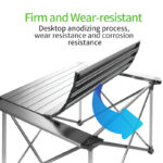 Height-Adjustable Aluminium Folding Table — image 4