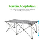 Table double pliante réglable en hauteur — image 3