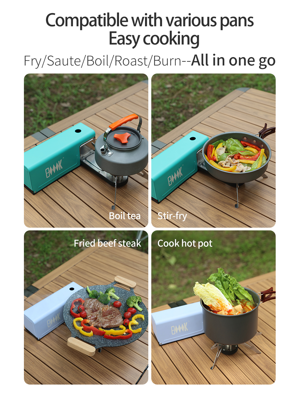Folding Portable Cassette Stove detail