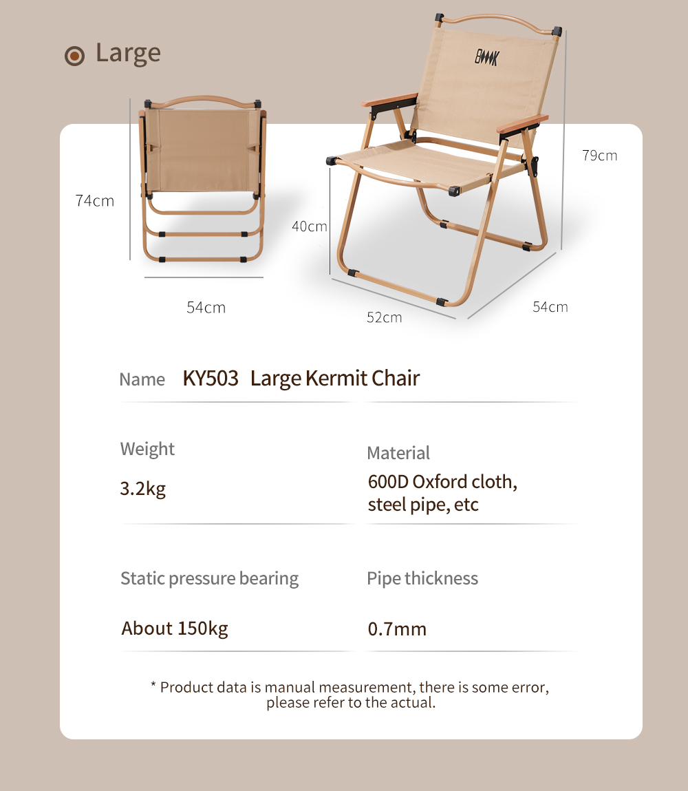 Folding Kermit Chair detail