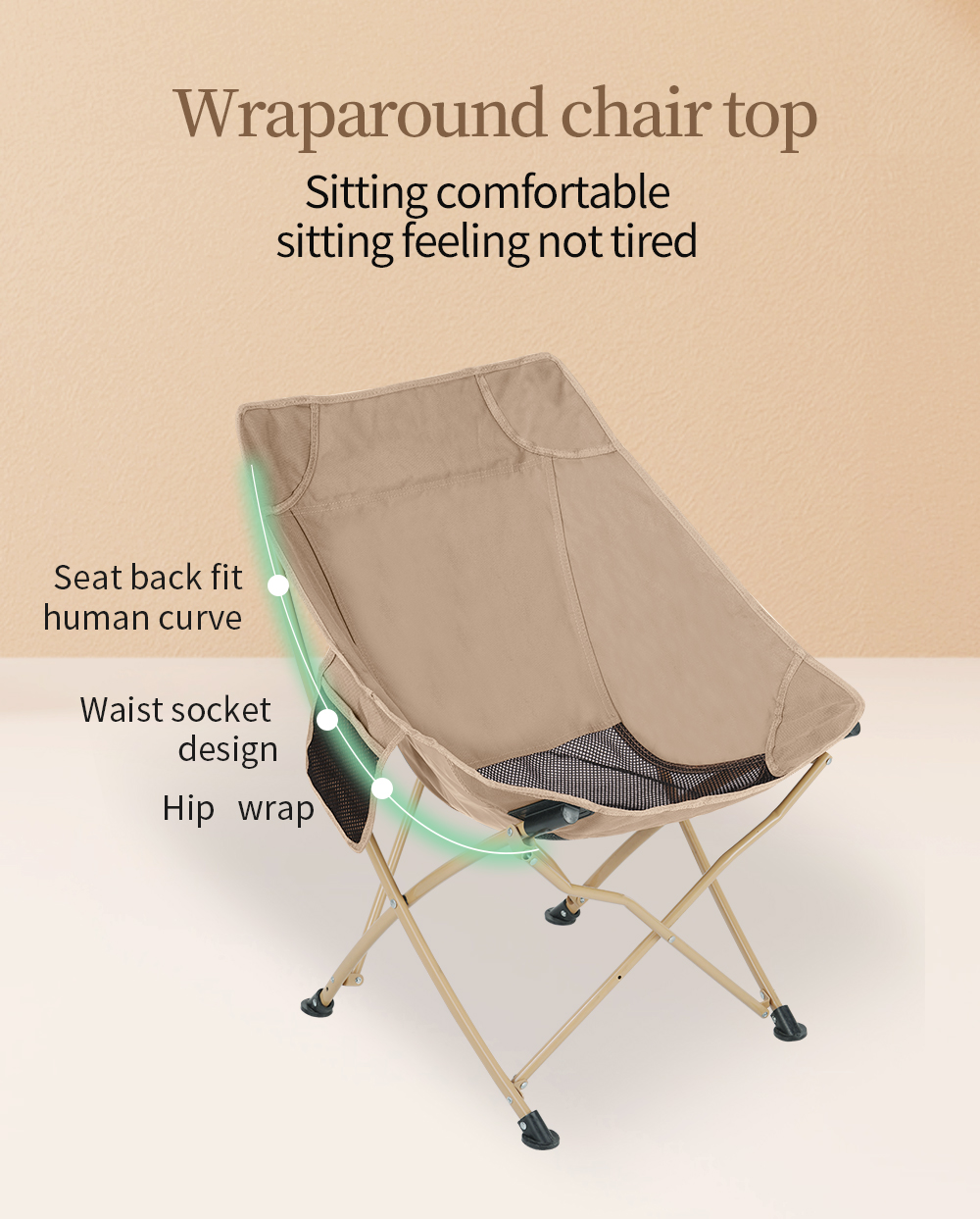 Star-Moon Folding Chair detail