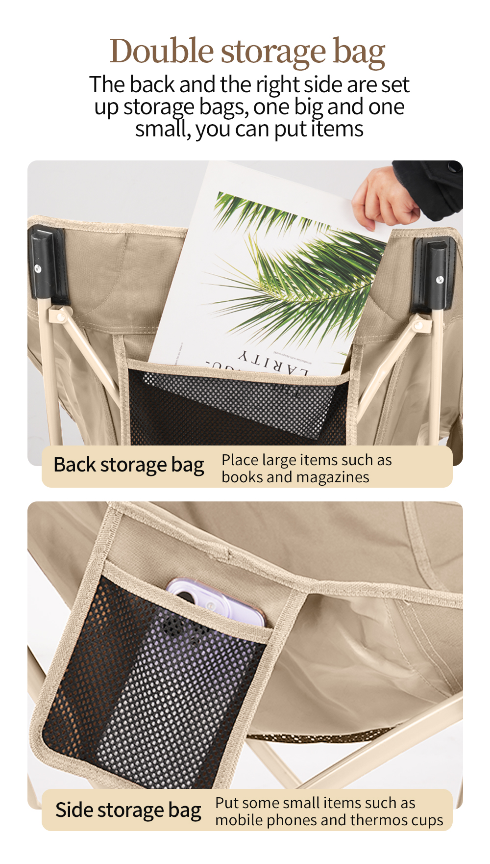 Star-Moon Folding Chair detail