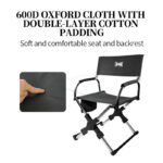 Foldable Director’s Camp Chair — image 5