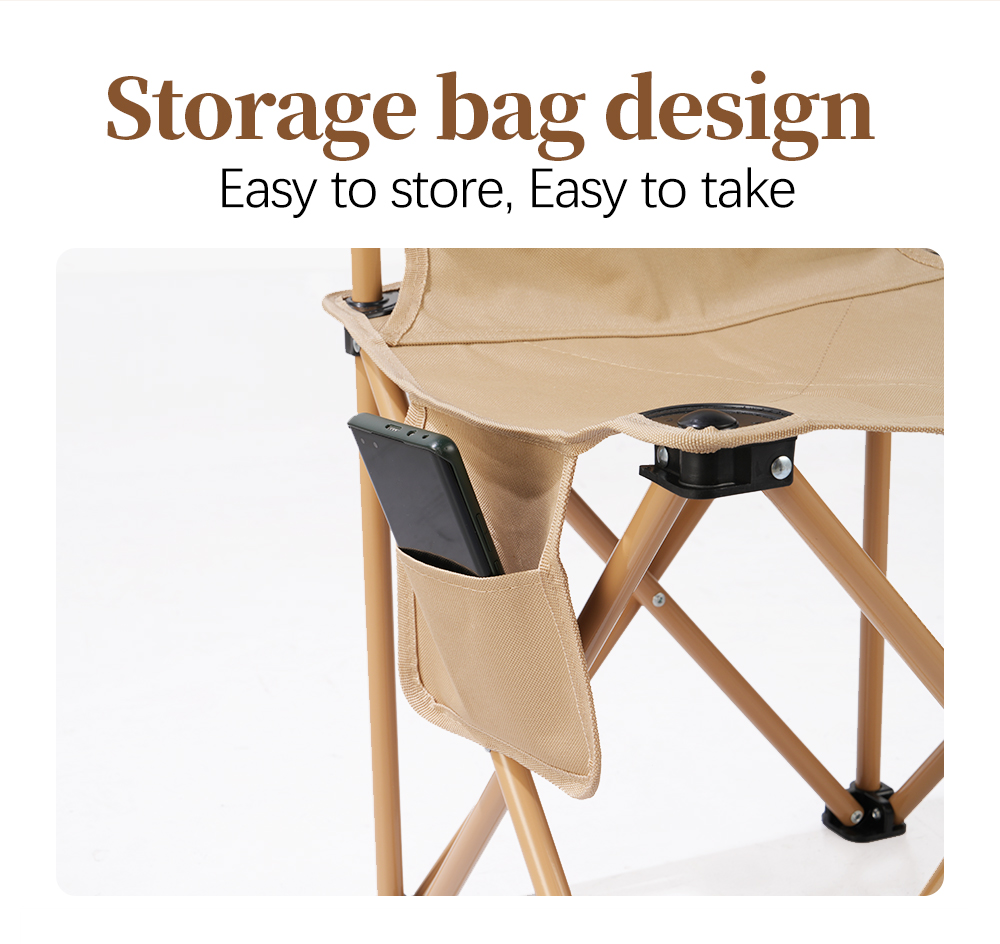 Folding Chair with Backrest detail