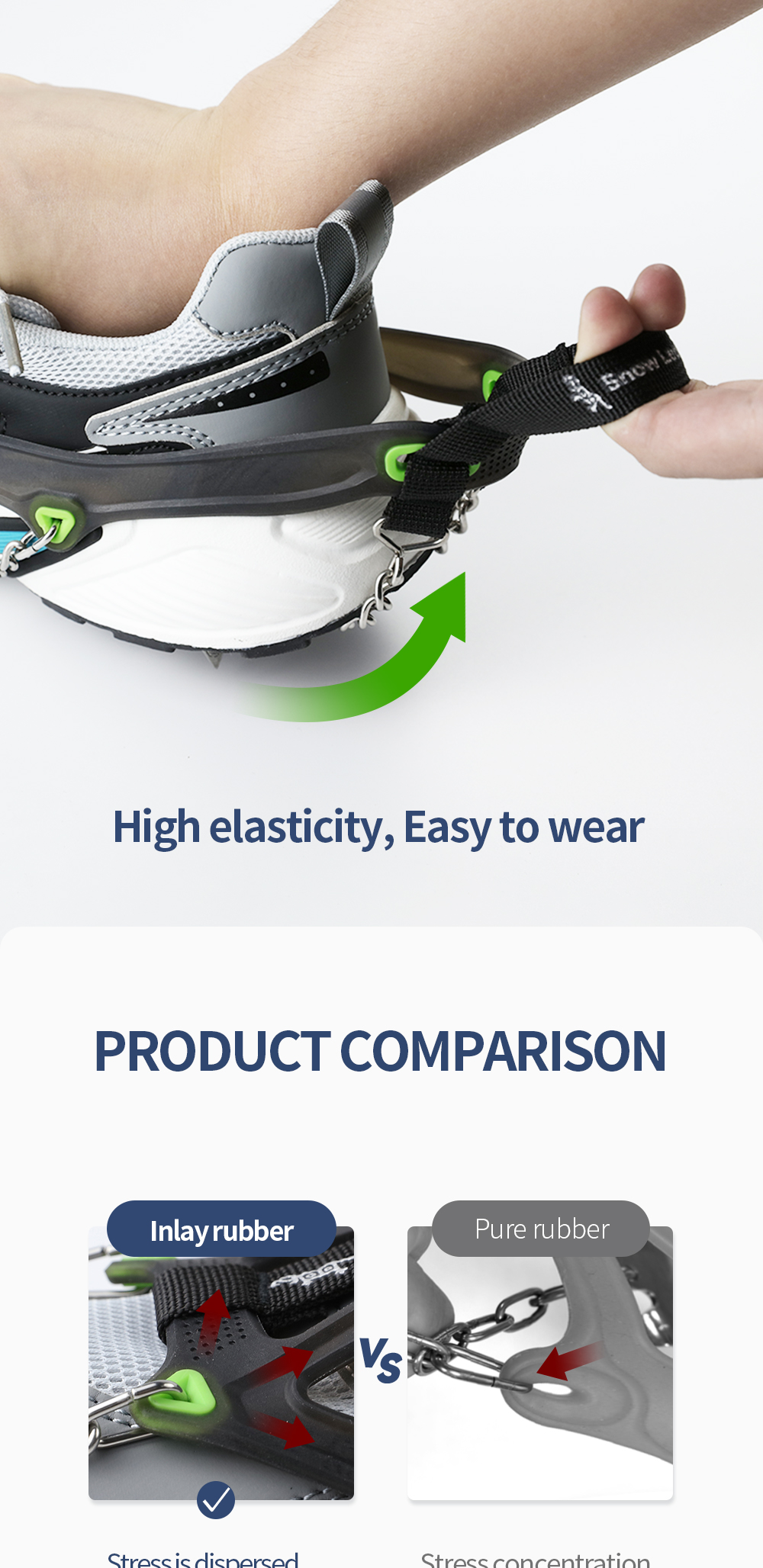 Snow Leopard 22-Tooth Ice Cleats detail